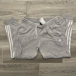 Adidas womens Gray Jogger Pants